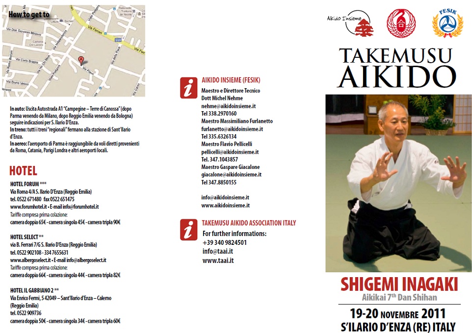 Shigemi Inagaki 7 dan aikikai we Włoszech